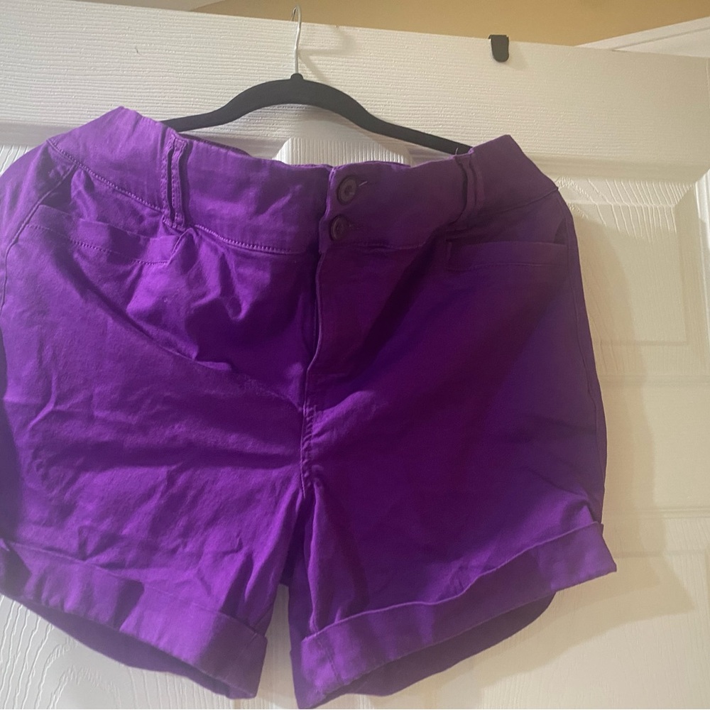 Purple shorts